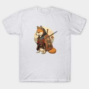 Shiba inu samurai T-Shirt